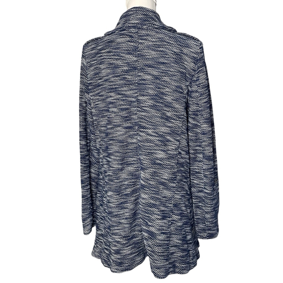 BAGATELLE Tweed Open-front Jacket In Blue size Medium - Picture 4 of 9